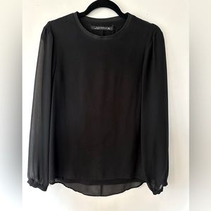 Zara, high low hem, long sleeve